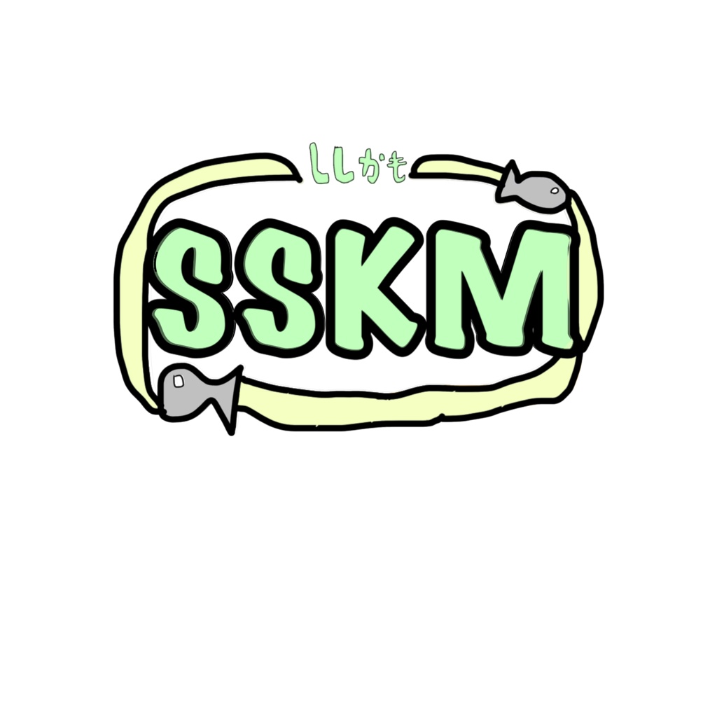 ししかもさんロゴ入り長袖Tシャツ