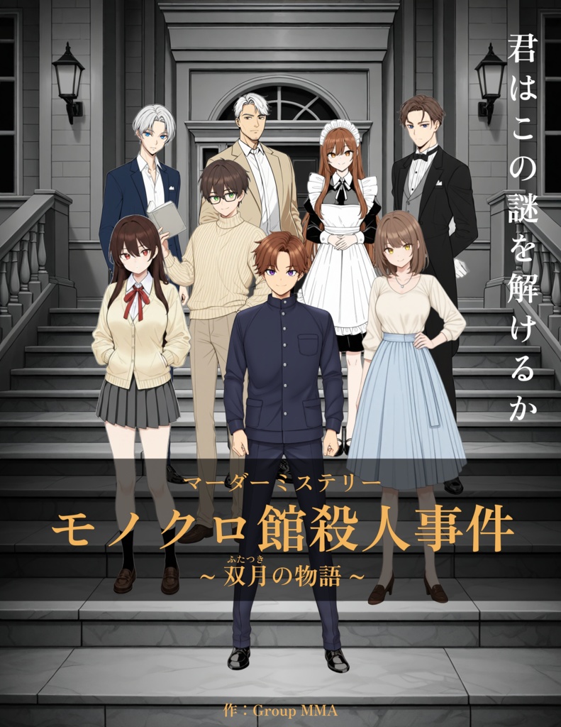 マーダーミステリー【モノクロ館殺人事件】