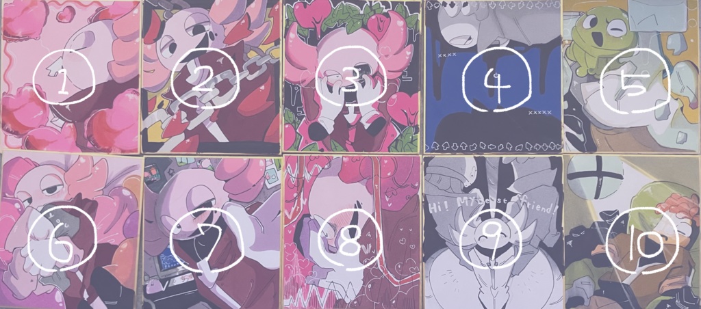 【キニト ミニ色紙】