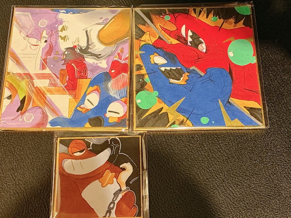 ミニ色紙、豆色紙