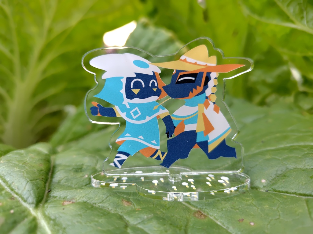 【キズあり】地と保おさんぽアクスタ