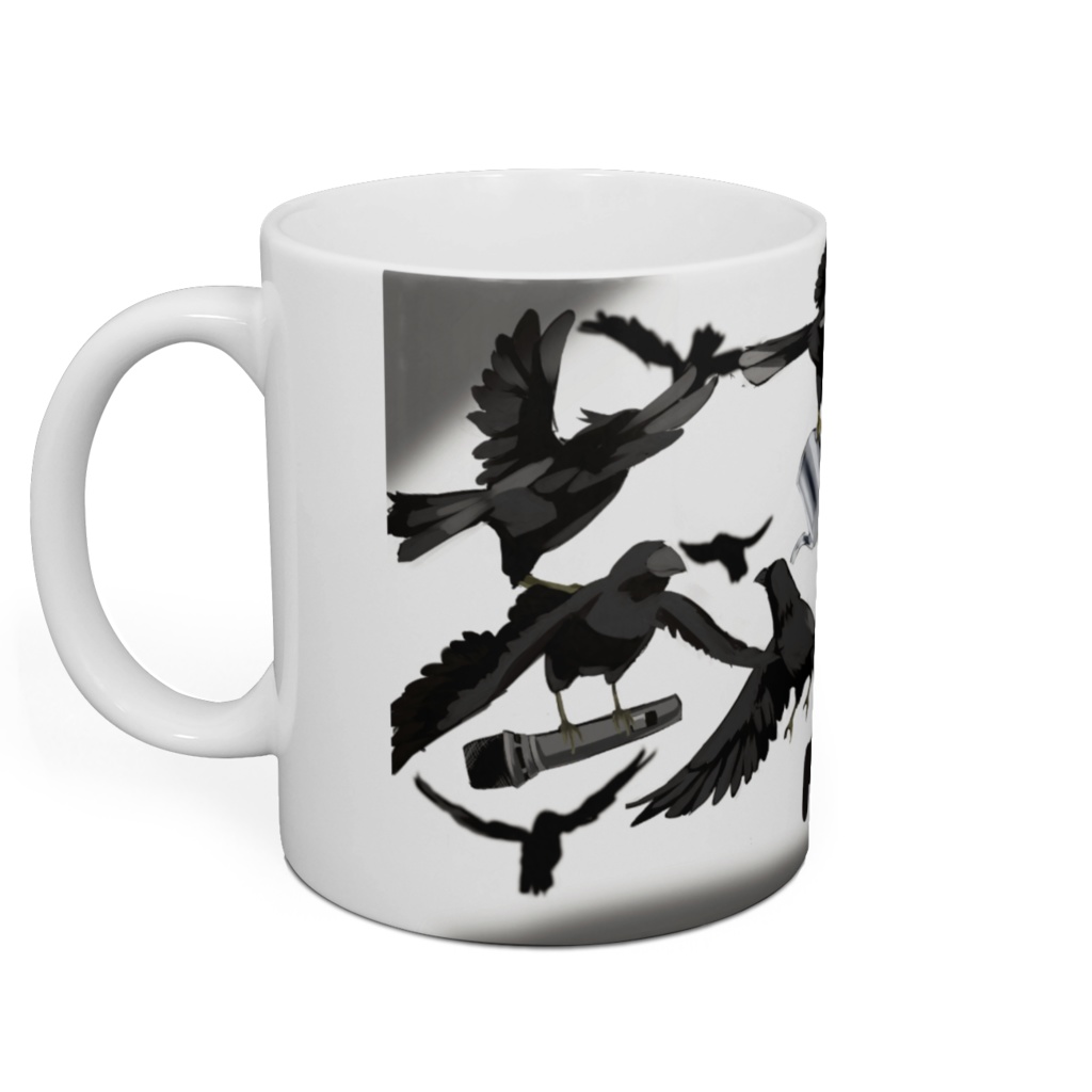 「黒道鴉」feat.阿月 マグカップ