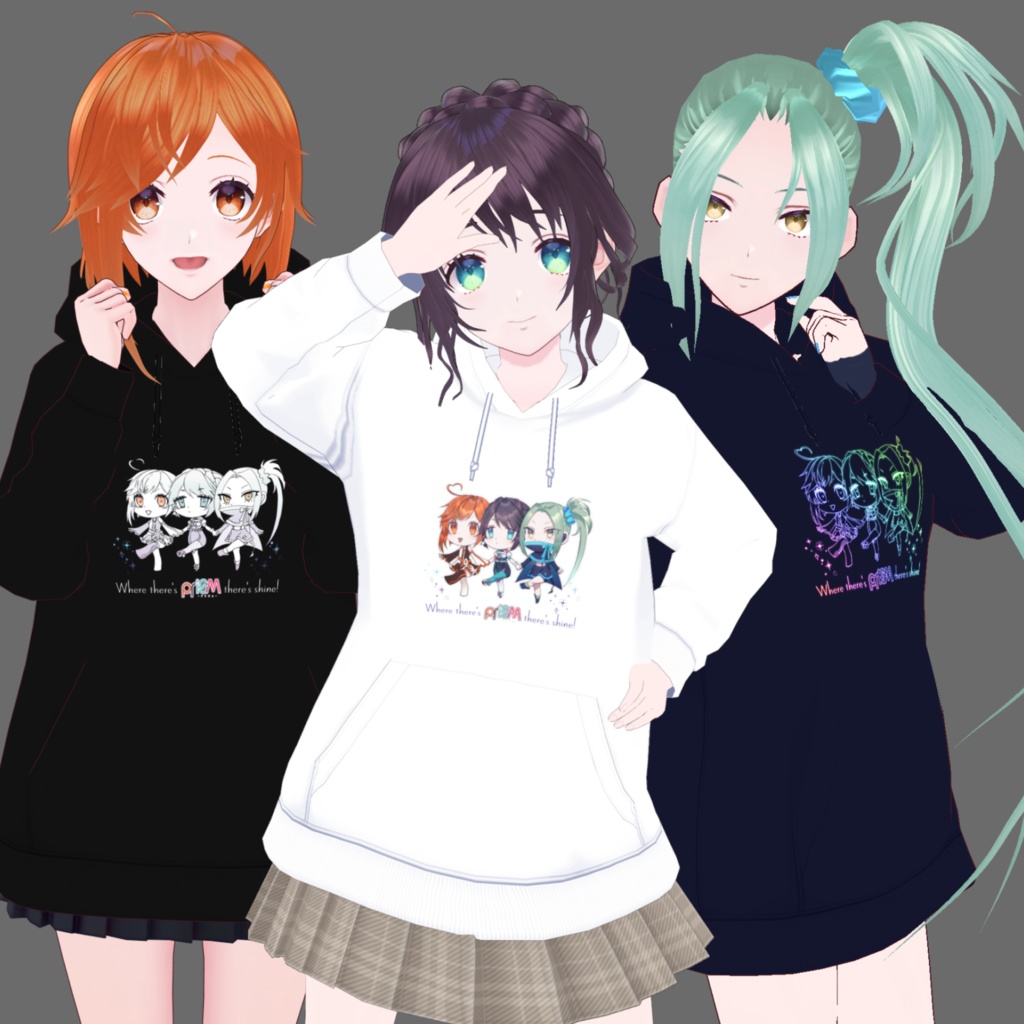 無料|#VRoid PRISM仲良しパーカー~メタバースでもあひのん~