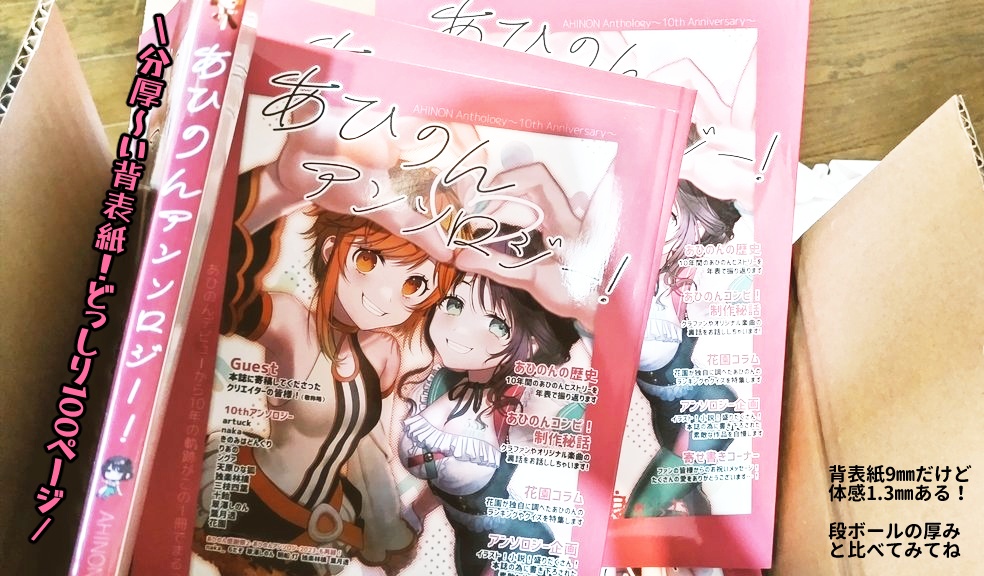 書籍版『あひのんアンソロジー!~10th Anniversary~』(100P/B5/フルカラー)