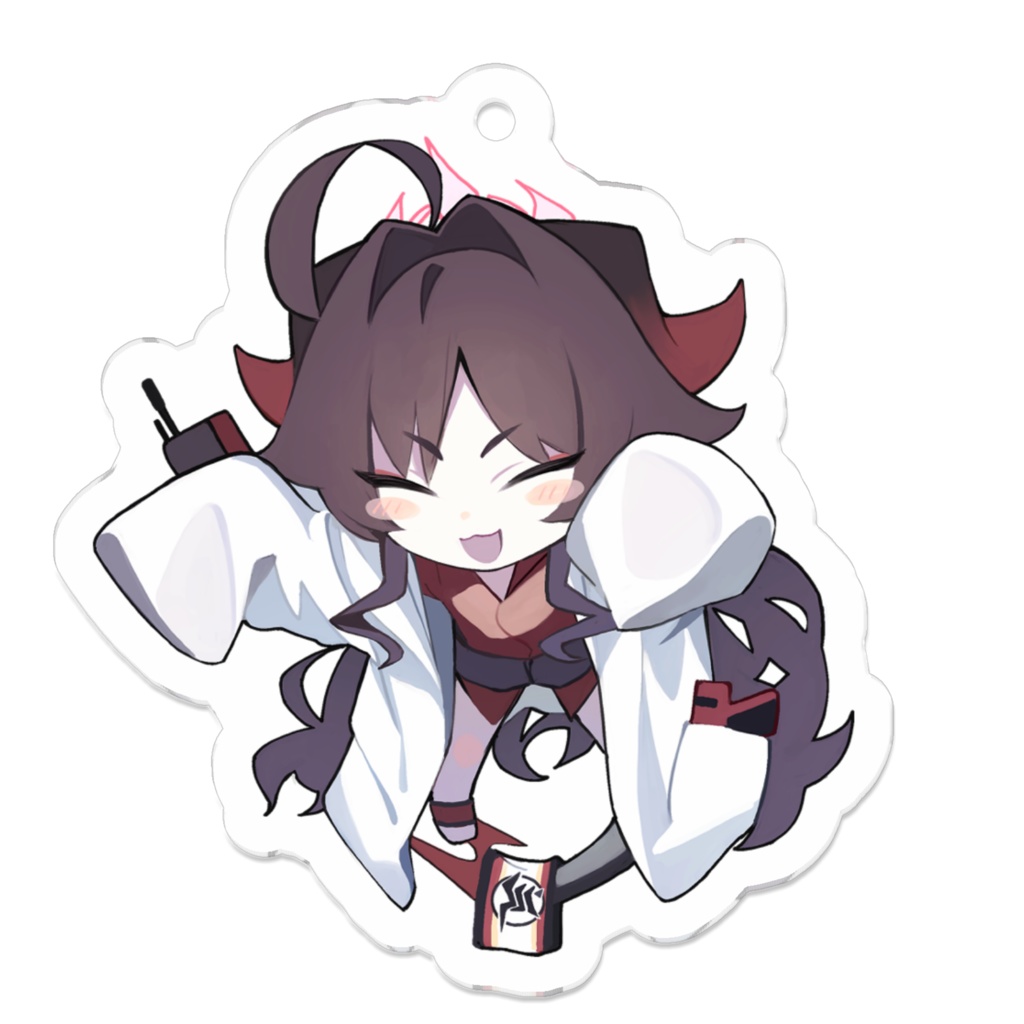 カスミ　つままれアクキー