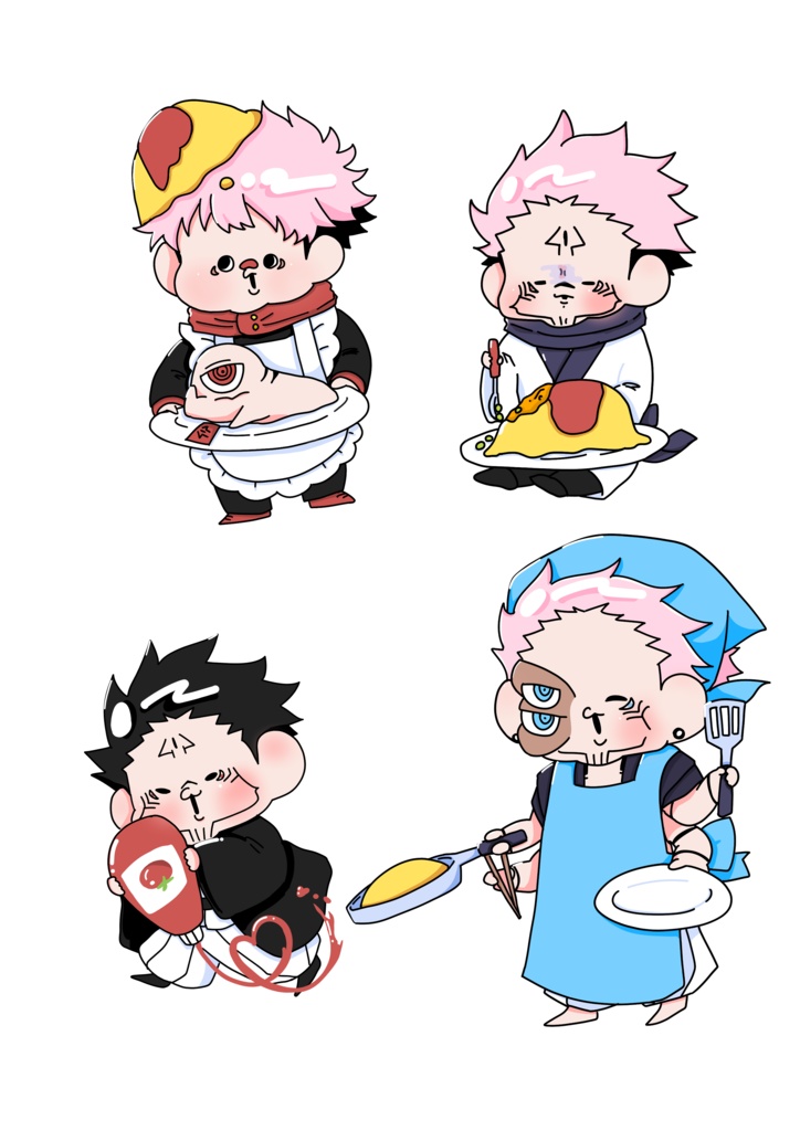 呪術廻戦ポテポテオムライスアクリルスタンドフィギュア