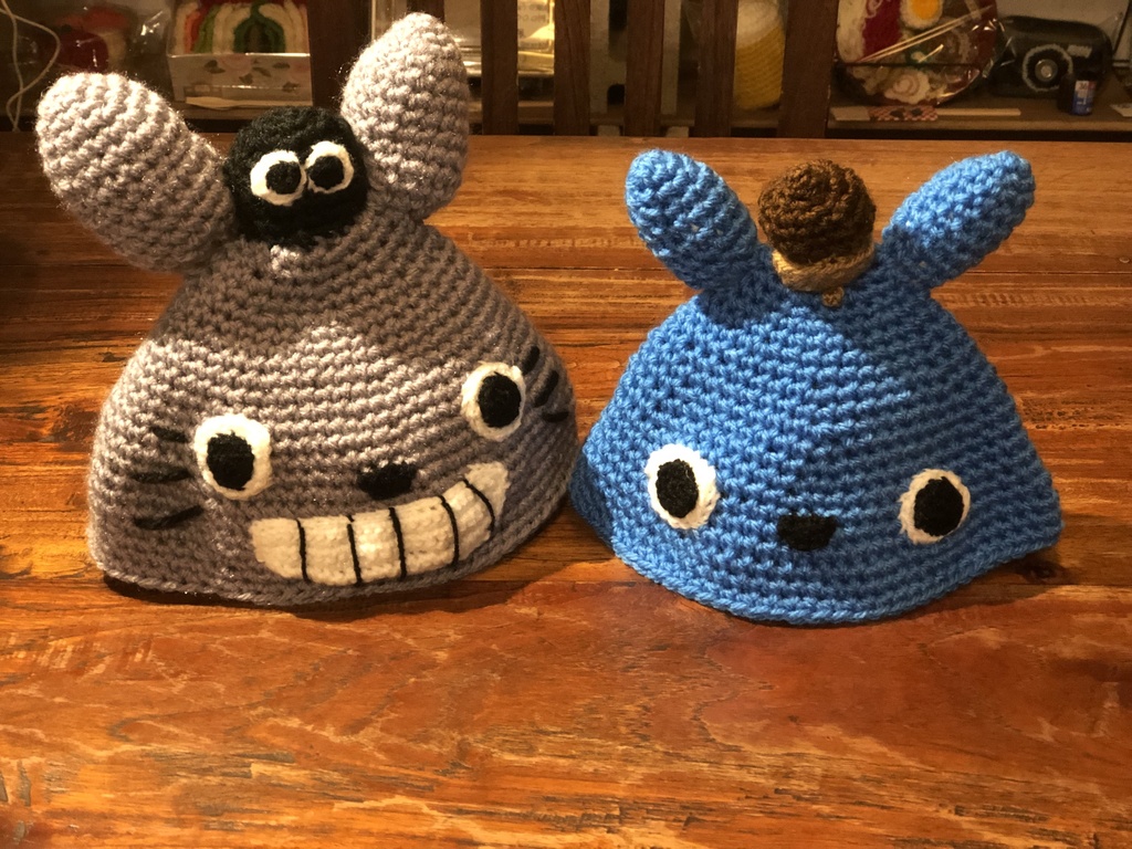 大・中・小トトロの帽子と中トトロのどんぐりこぼれる麻袋セット