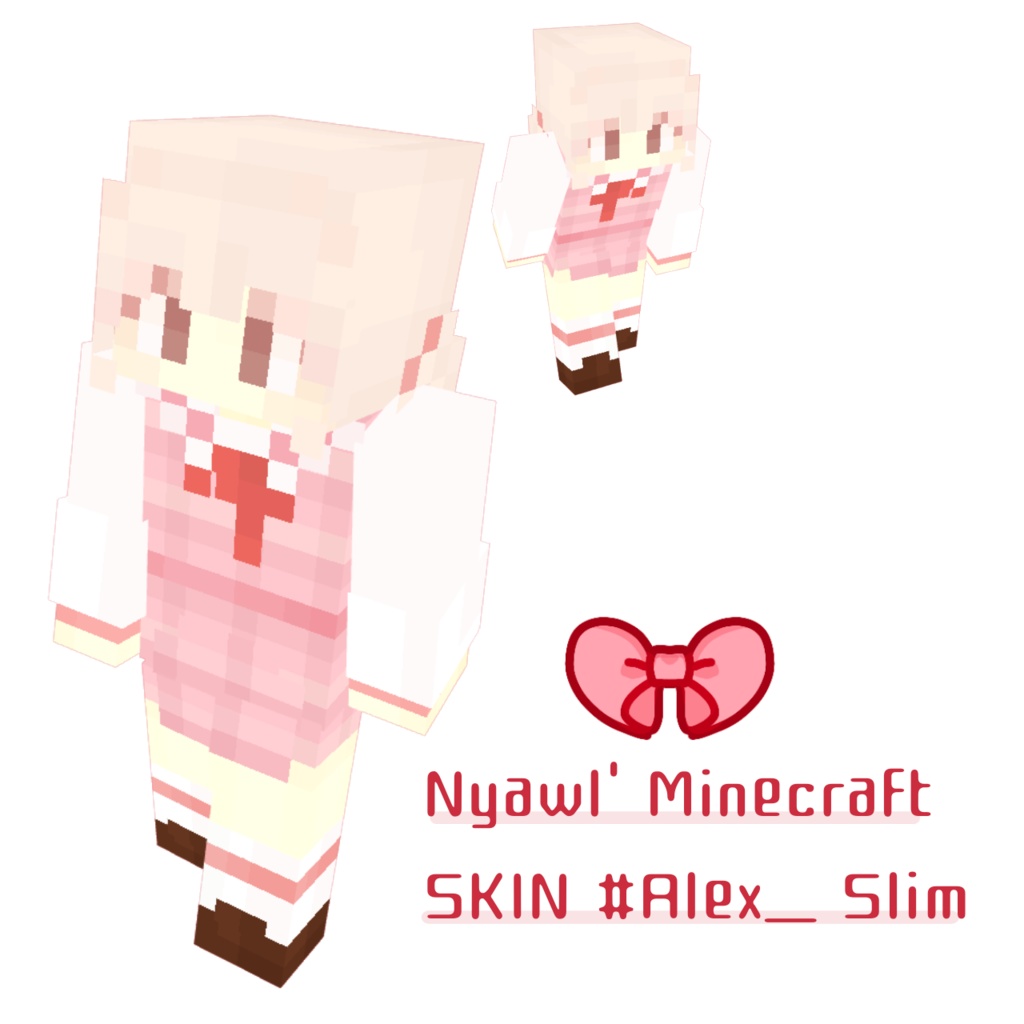 [Minecraft Skin マインクラスキン] Spring Barista Alex, Slim