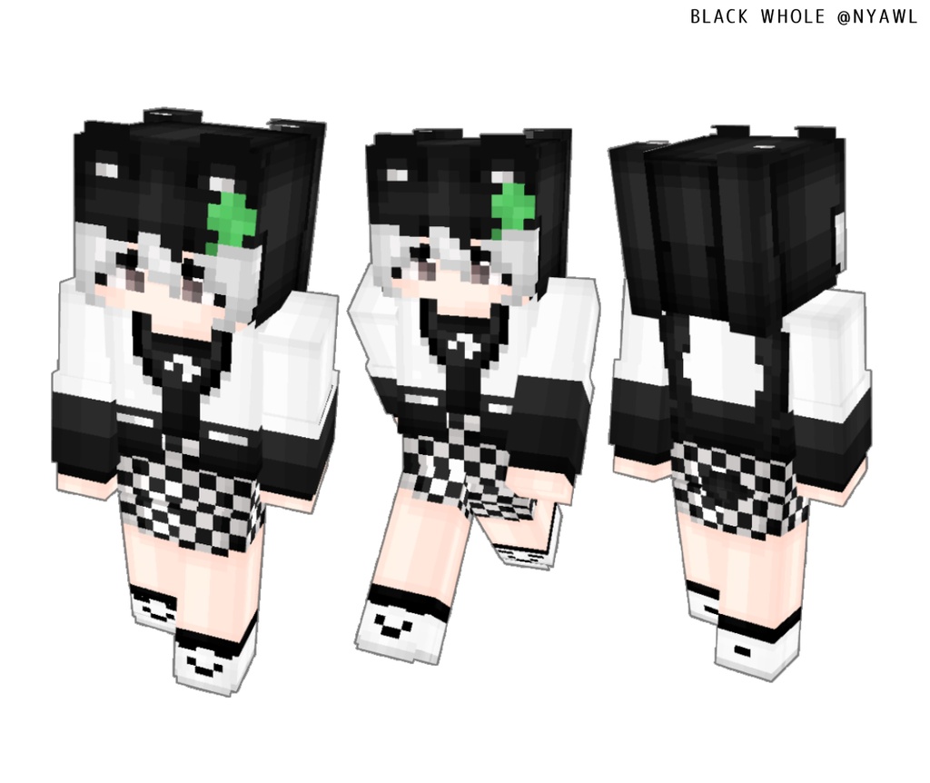[Minecraft SKIN] Panda, Original HD skin 🐼🍀