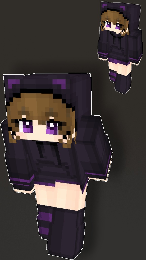 [Minecraft SKIN, マインクラフトスキン] Original HD quality, Halloween version