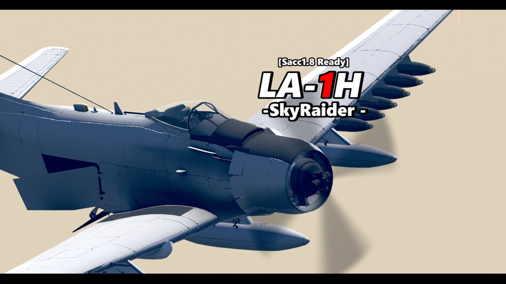 [Sacc1.8対応] LA-1H SkyRaider