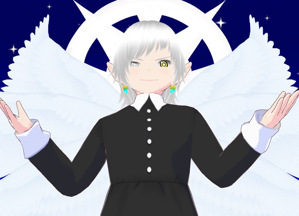 VRoid:イヤリング①
