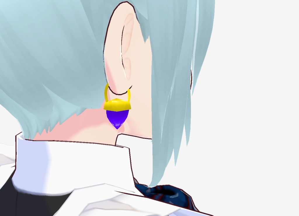 VRoid:イヤリング③