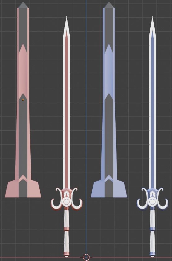 Blender:神剣アルビレオ