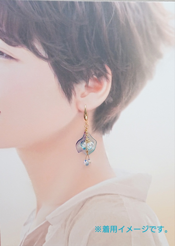 【完売御礼/再販不可】デザイン見本品:海神と冥王の耳飾り 改【松/非公式】