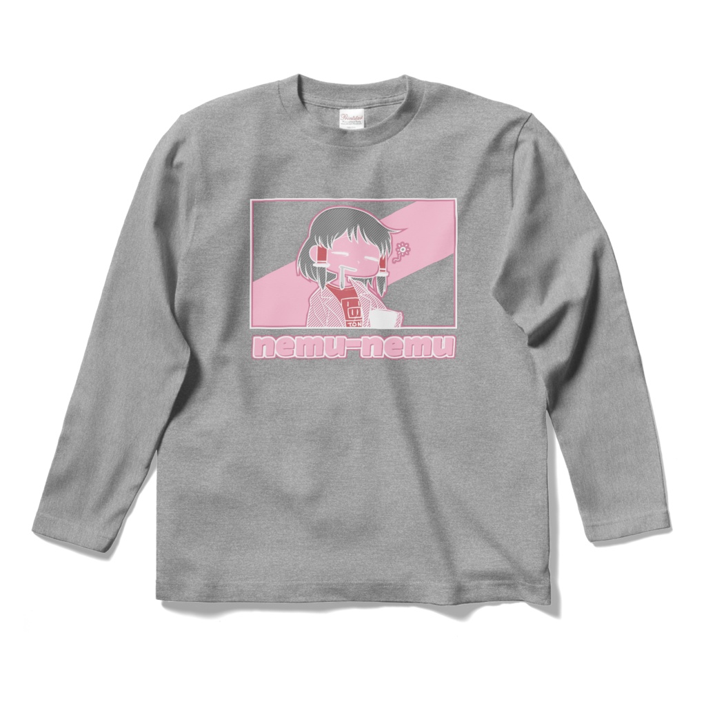 ねむねむ霊夢博士 ロングスリーブTシャツ