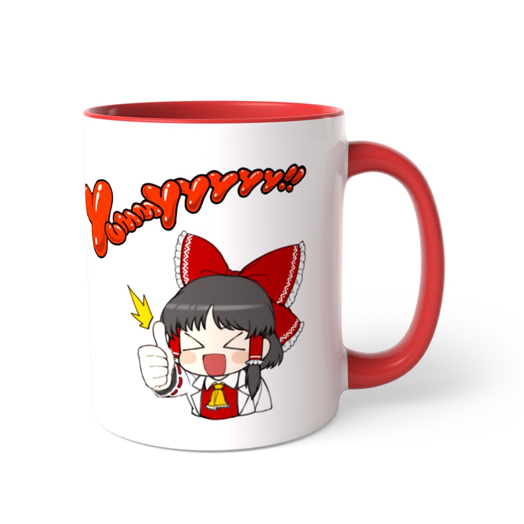 Yummyyy!! ツートンマグカップ(赤)