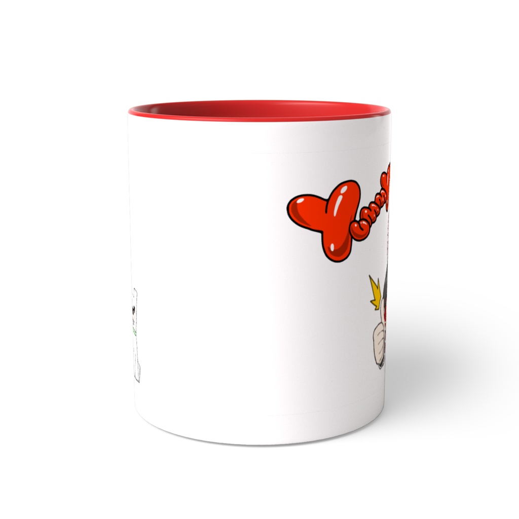 Yummyyy!! ツートンマグカップ(赤)