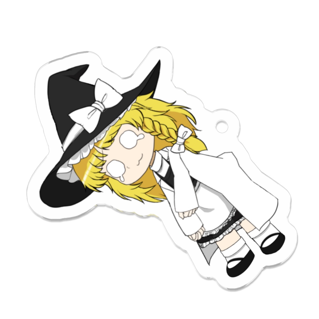 つままれ助手の魔理沙 アクキー