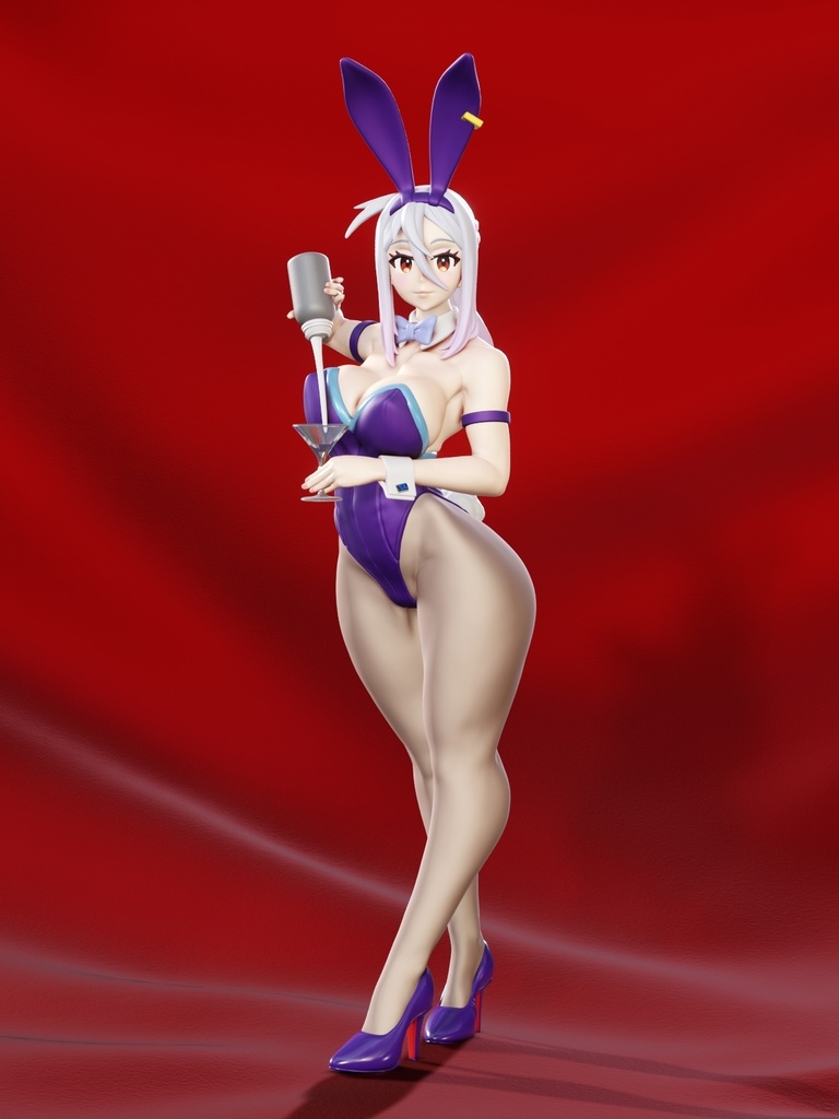 兎美ショーコ フィギュア用stlファイル