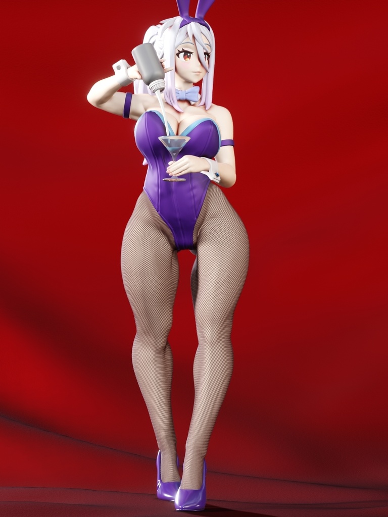 兎美ショーコ フィギュア用stlファイル