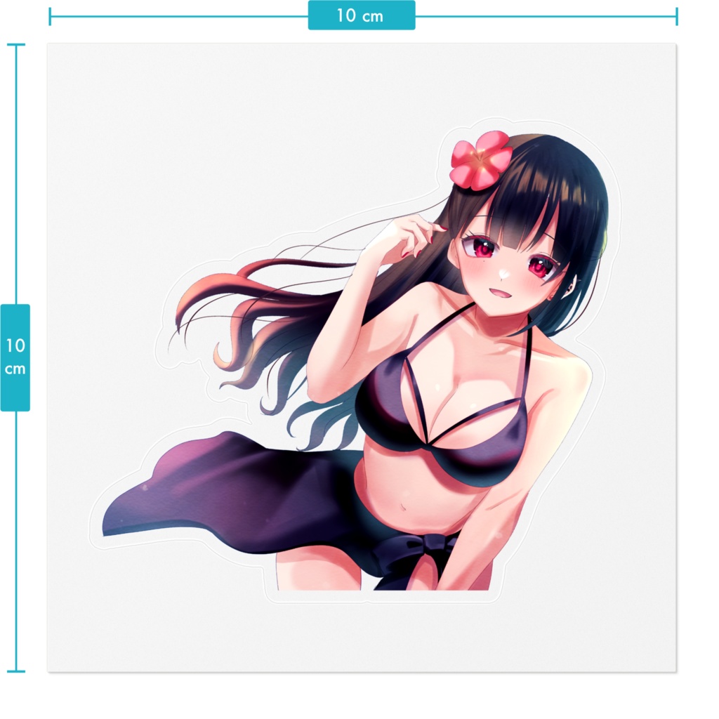 夏 杞憂マロ ステッカー