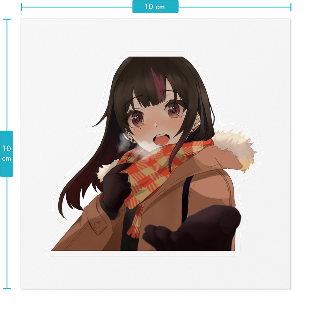 冬 杞憂マロ ステッカー