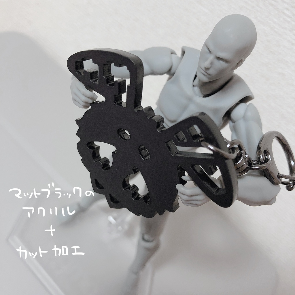 『ウサシコ』アクリルキーホルダー