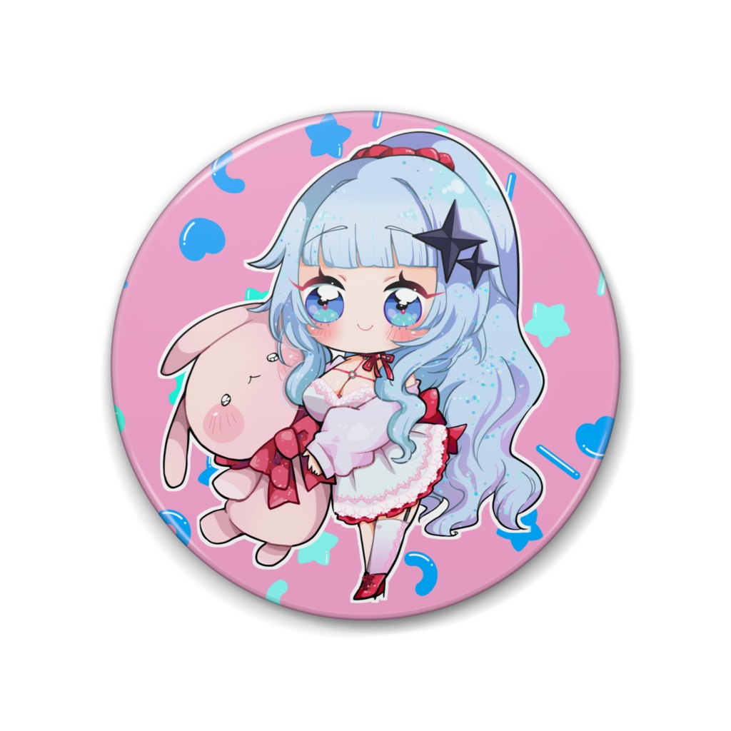 リヴィアのミニキャラ缶バッチL