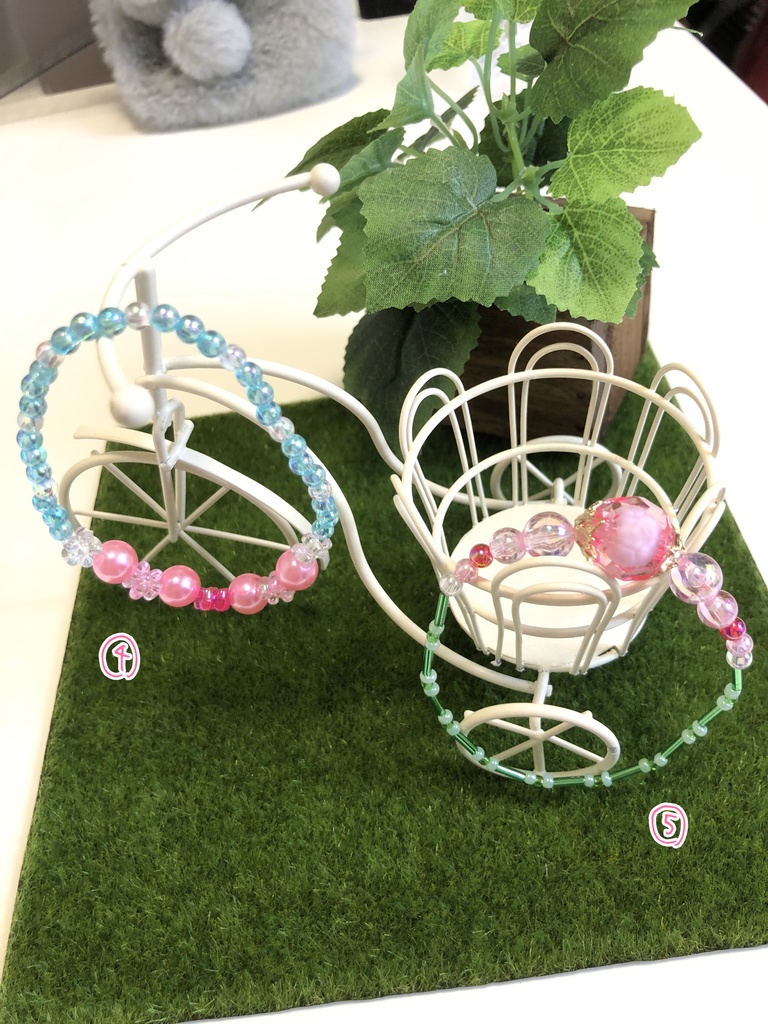 何かのイメージになったら嬉しいブレスレット 【桜と春】