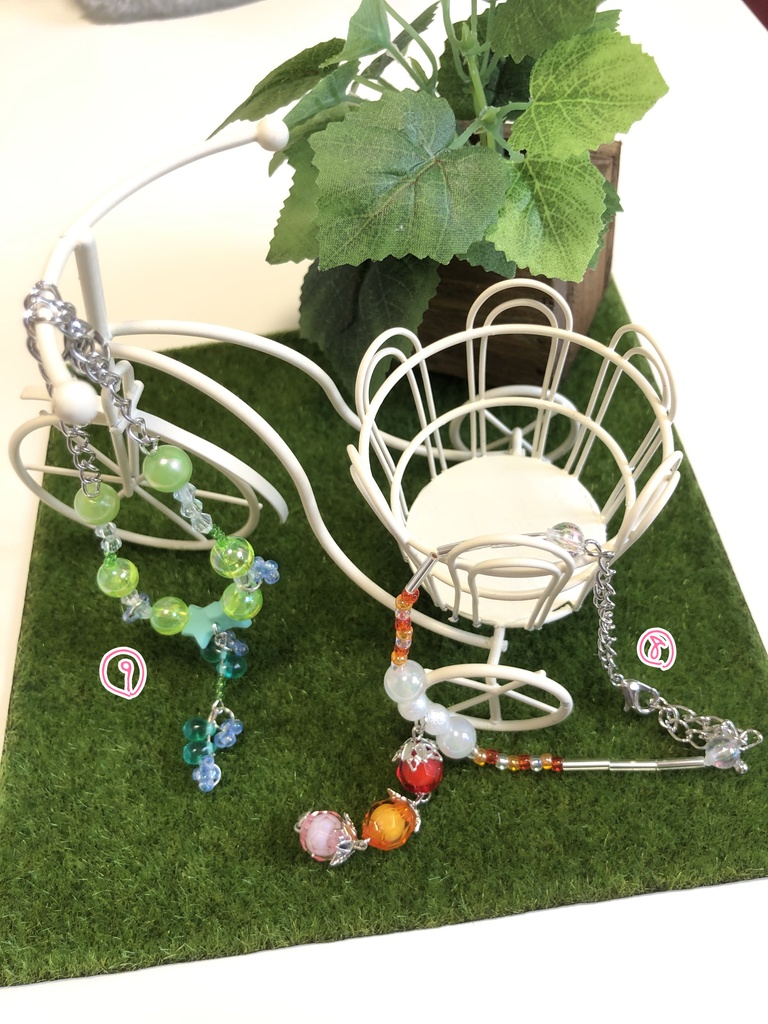 何かのイメージになったら嬉しいブレスレット 【桜と春】