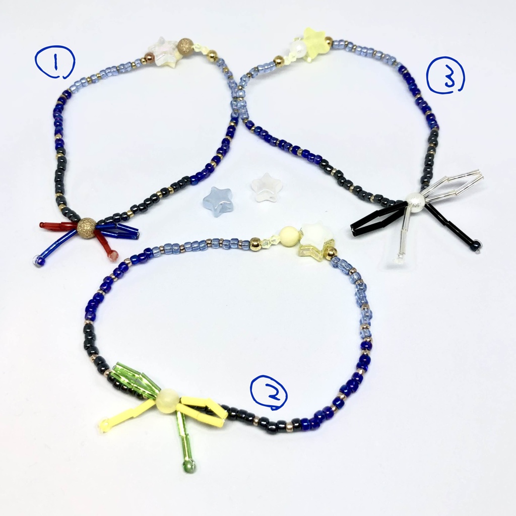 何かのイメージになったら嬉しいブレスレット 【星と2人組】