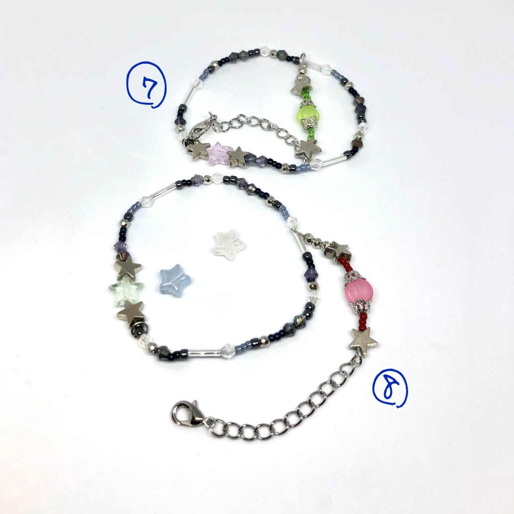 何かのイメージになったら嬉しいブレスレット 【星と2人組】