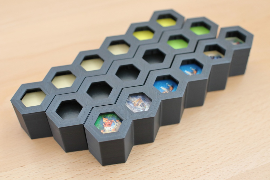 ブルゴーニュの城(20周年版)タイルホルダー(3個セット)