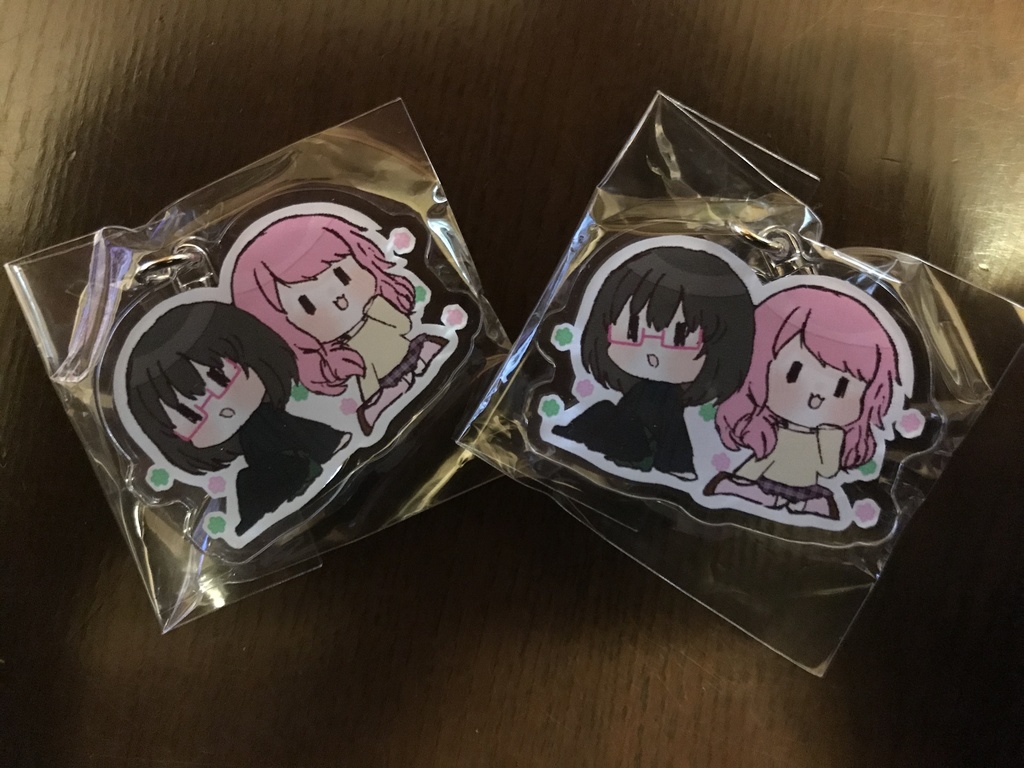まやあや アクリルキーホルダー(大和麻弥×丸山彩)