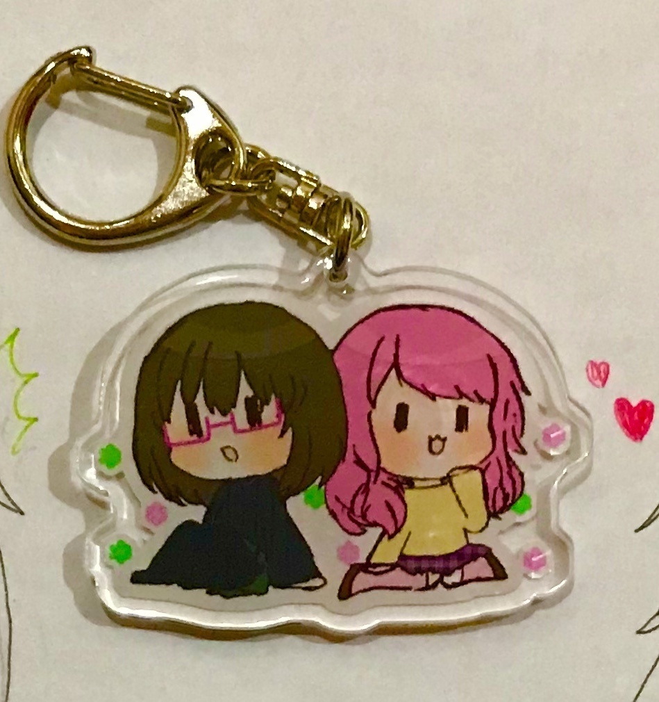 まやあや アクリルキーホルダー(大和麻弥×丸山彩)