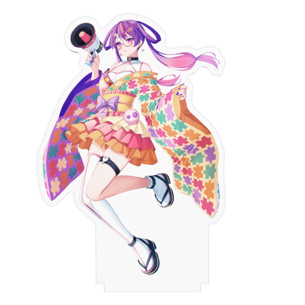 ひななウイルス新衣装2025年・アクリルスタンド10mm メガネあり