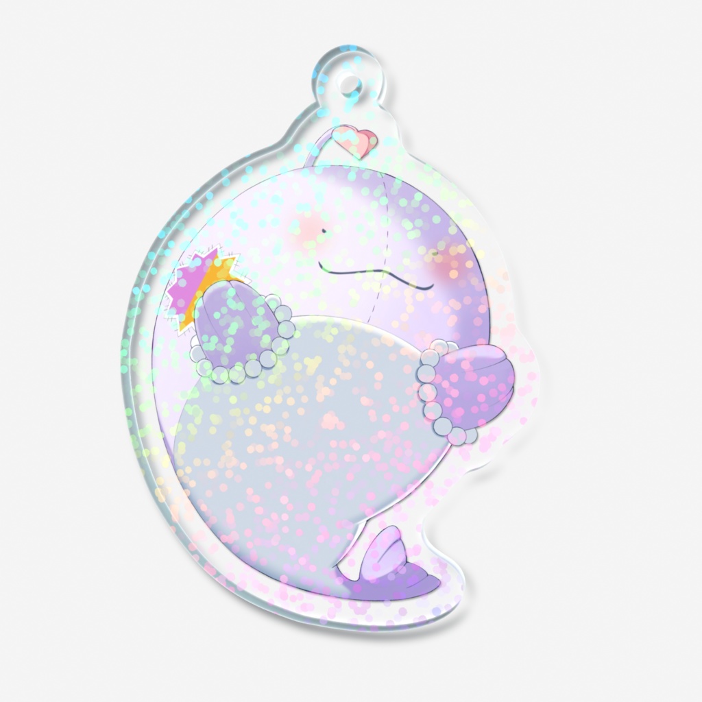 ひななウイルスマスコットドリーちゃんキラキラアクキー50mm