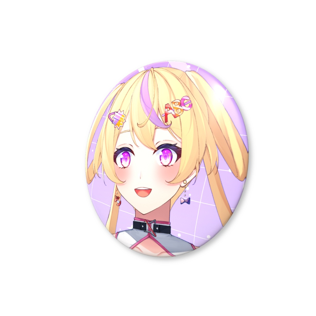 ひなな英会話教師缶バッジ1(44mm)