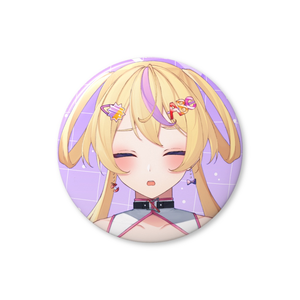 ひなな英会話教師缶バッジ２（44mm）