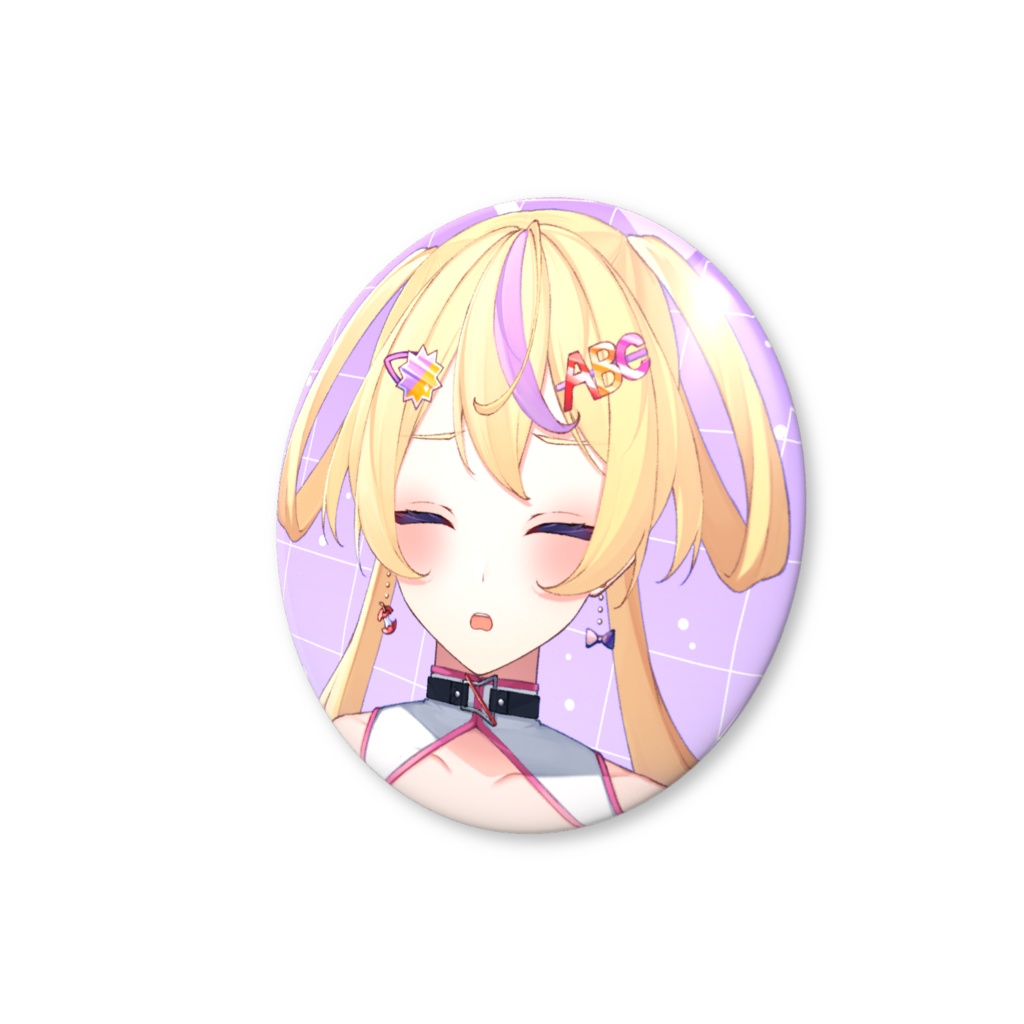 ひなな英会話教師缶バッジ2(44mm)