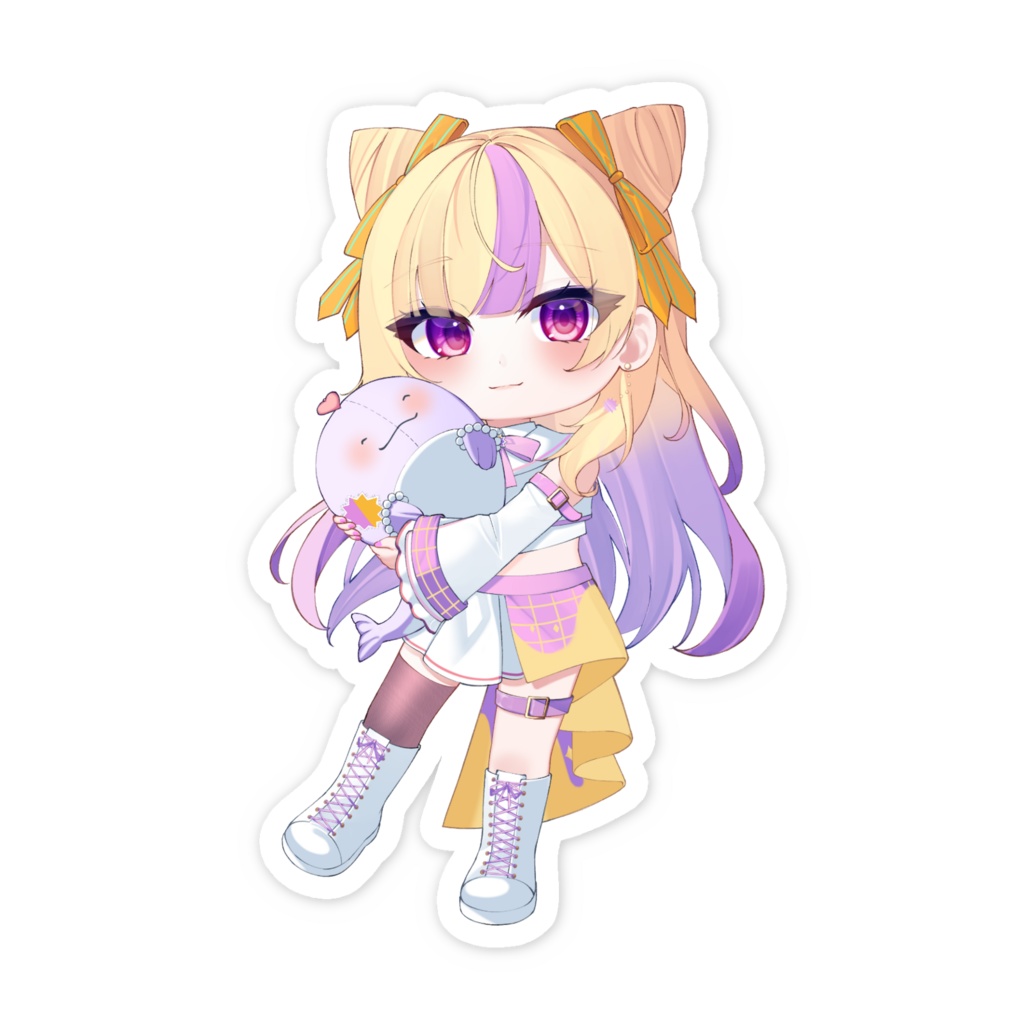 ひななウイルススマホステッカー(ドリーちゃんと一緒)