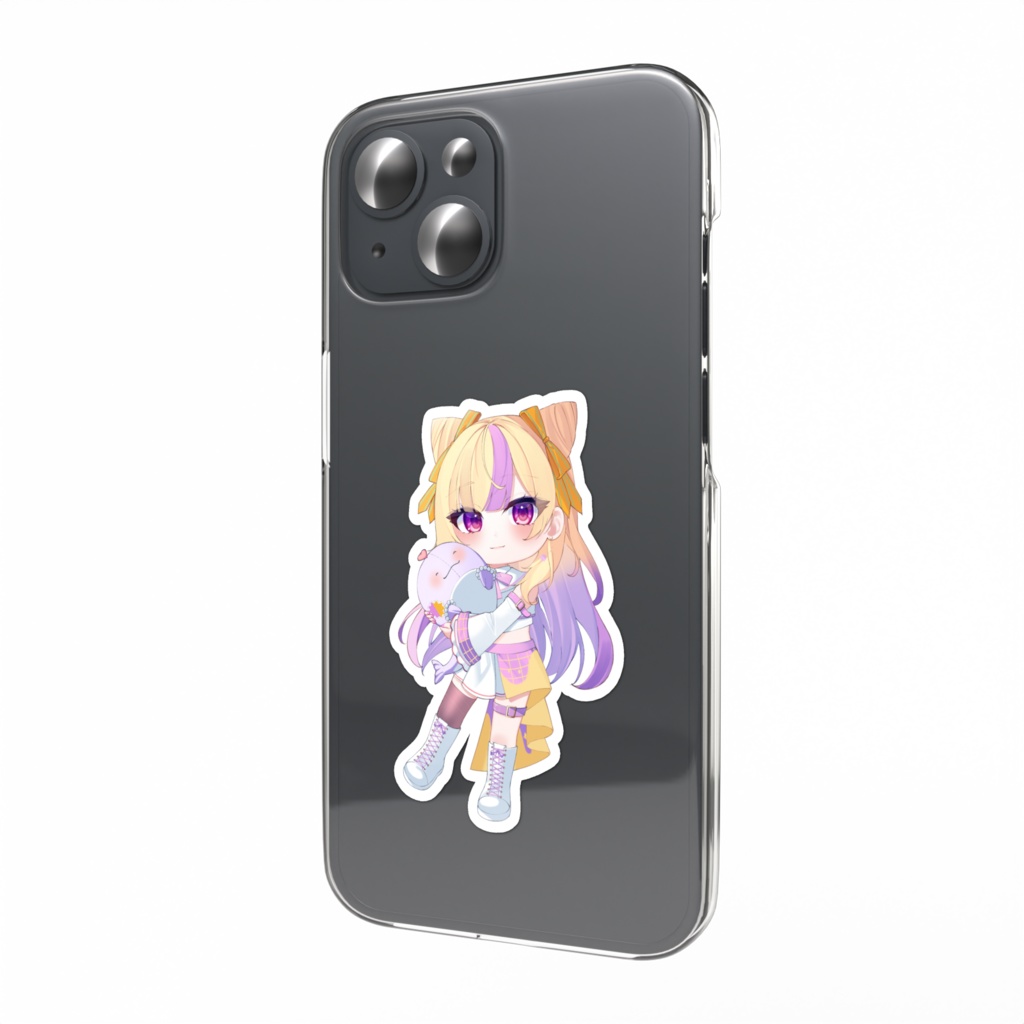 ひななウイルススマホステッカー（ドリーちゃんと一緒）