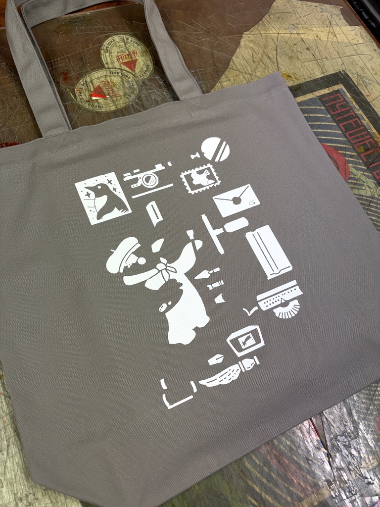 B4タテのトートバッグ【ジェンツーくんの創作グッズ】