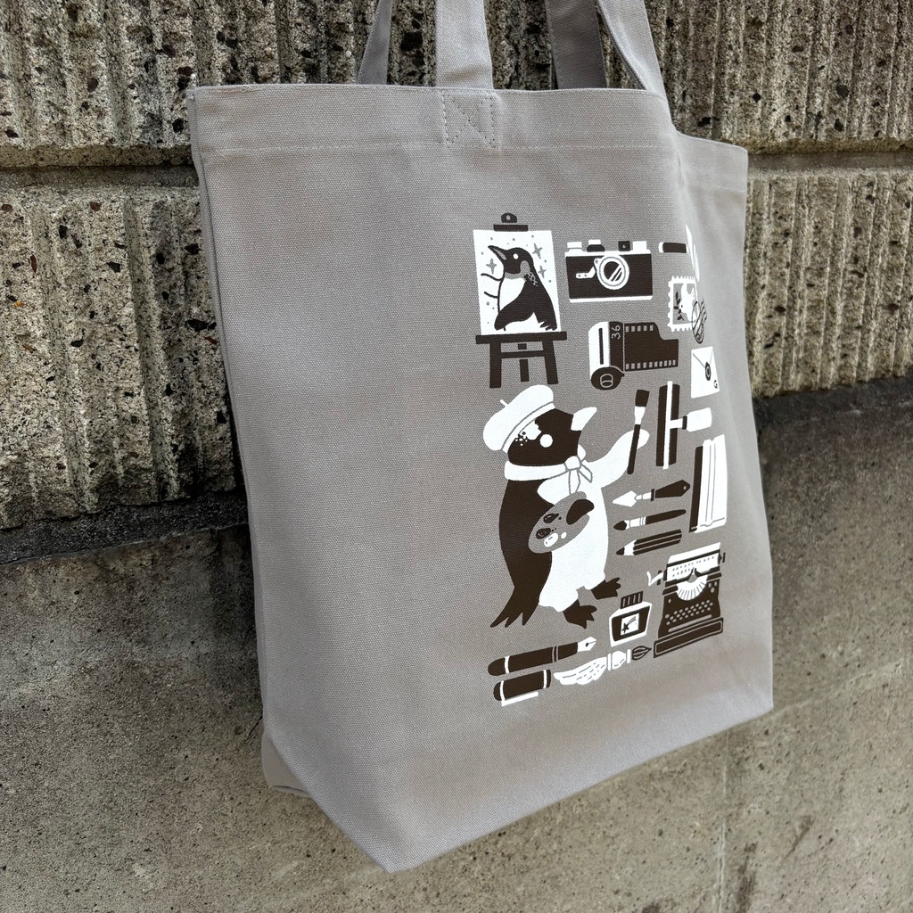 B4タテのトートバッグ【ジェンツーくんの創作グッズ】