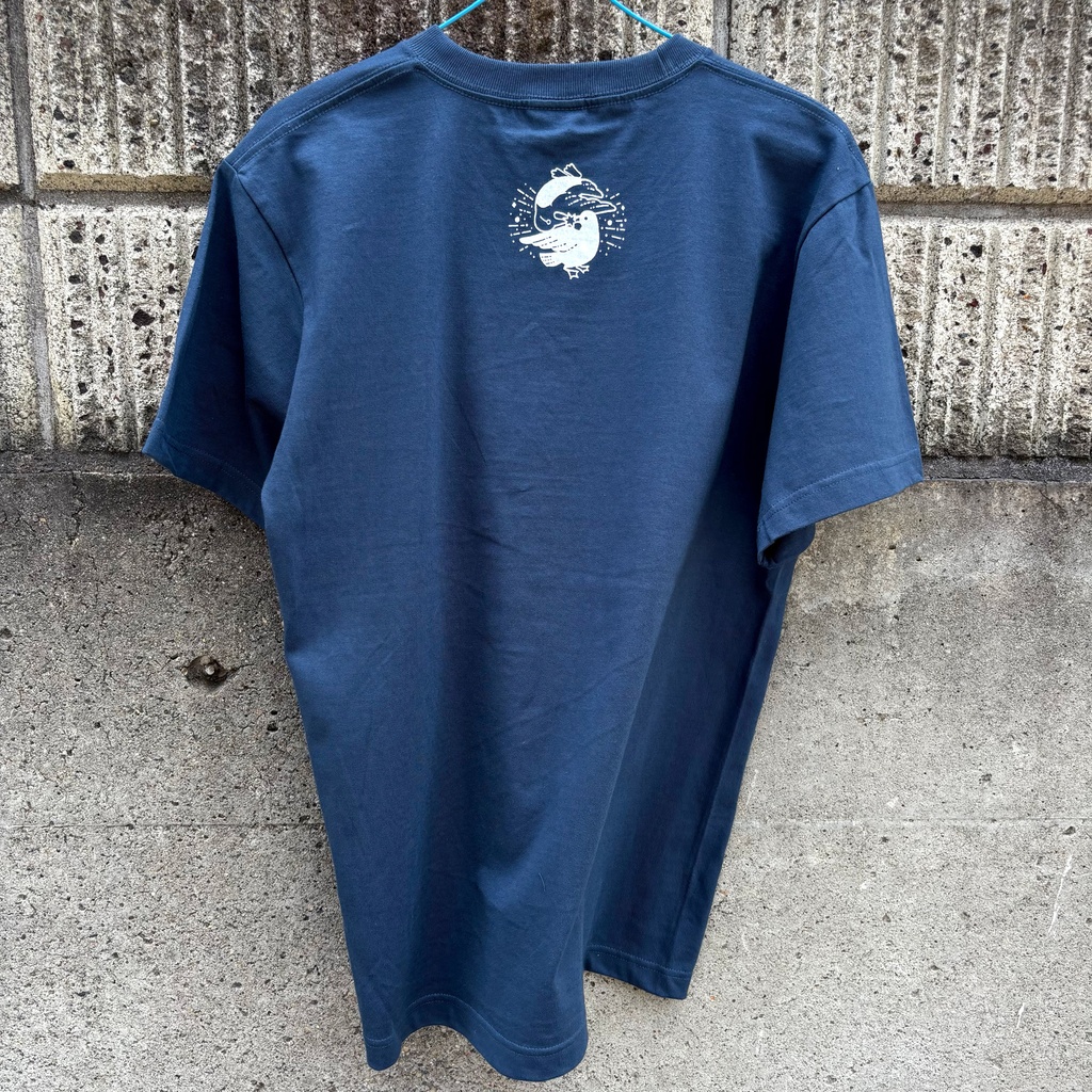 手刷りTシャツ2026【南極ってなんだ?】