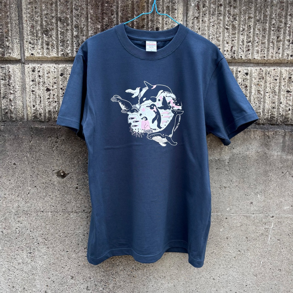 手刷りTシャツ2026【南極ってなんだ?】