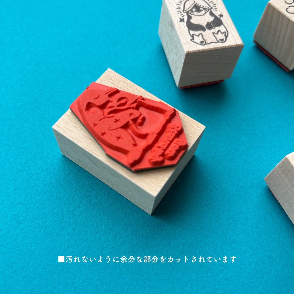 ラバースタンプ ペンギンはんこ【7種】