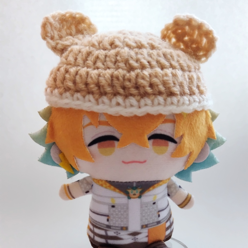 ミニくま帽子 にじぱぺ用 冬小物