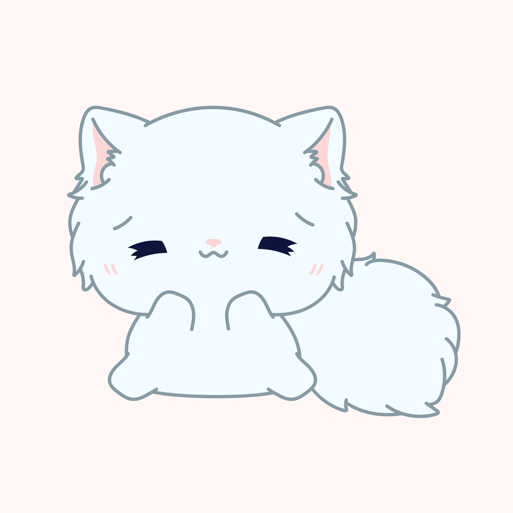 「やさしいねこのひと休み」